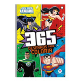 Livro 365 Desenhos Para Colorir Liga Da Justiça Dv Justice League Unlimited Super Herois Mulher Maravilha Wonder Woman Super Homem Batman Lanterna Verde Flash Aquaman Marciano