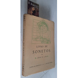 Livro De Sonetos - Jorge De Lima - 1ª Edição