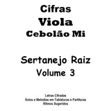 Livro De Viola Caipira Sertanejo Raiz Vol 3 