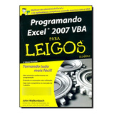 Livro Programando O Excel 2007 Vba Para Leigos