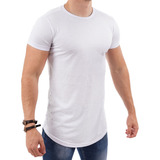 Longline Camiseta Camisa Masculino