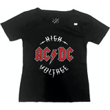 look-look Camisetababylook Accd Ac Dc Hard Rock