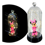 Luminária Minnie Mouse Encantada Presente De Natal Mickey Cor Da Estrutura Preto Não Se Aplica