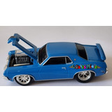 M2 1970 Mercury Cougar Xr7 Ground Pounders Azul Loose