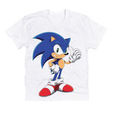 magrelinho -magrelinho Camiseta Infantil Sonic E Super Mario Com Nf e