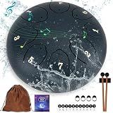  Mais Recente De 2024  Tambor De Língua De Aço  Tambor De Chuva De 8 Notas De 15 Cm Para Uso Ao Ar Livre  Instrumento De Tambor Pendurado  Tambor De Mão Para Crianças  Meditação De Cura Sonora  Azul