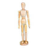 Manequim Articulado Masculino Com Tamanho De 30cm Sfm018 Cor Marrom-claro