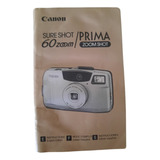 Manual De Instruções Canon Sureshot Prima 60zoom 486