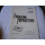 Manual Instrucoes Panasonic Kx