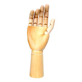 Mão Direita Articulada Para Desenho 30cm Sfm038 Cor Marrom-claro