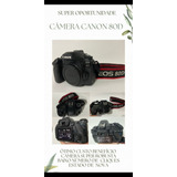 Máquina Fotográfica 80d+lente 50mm+bateria +manual