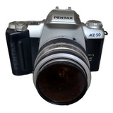 Maquina Fotográfica E Lente Pentax Mz-50 Antiga No Estado