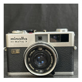 Máquina Fotográfica Minolta Hi - Matic F Coleção