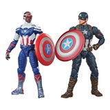 Marvel Legends Series - Captain America: Sam Wilson E Captai