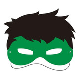 Máscara Acessório Hulk Vingadores Infantil C/elástico Marvel