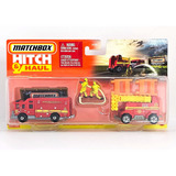 Matchbox Hitch & Haul Mbx Fire Rescue Bombeiro