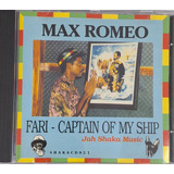 max romeo-max romeo Cd Max Romeo Fari Captan Of My Ship Importado