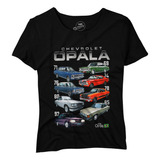 mcfly-mcfly Camiseta Feminina Opala Chevrolet Estilosa Carros Antigos