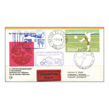  Mcn Alemanha brasil 74 Mundial De Futebol Fdc Circ 