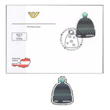  Mcn Áustria 2022 Gorro De Lã Selo Mint Fdc Novo