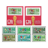  Mcn BuLGária 1974 Copa Do Mundo Futebol Série Mint