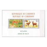 Mcn Camarões 1991 Antílopes Bloco Novo Mint