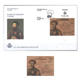  Mcn Espanha 2022 Descobridor Oceania Fdc Selo Mint