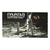 Mcn Ilhas Maurício 1979 Apollo 11 Caderneta Mint