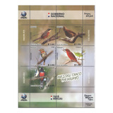  Mcn Paraguai 2018 Aves Pássaros Bloco Mint