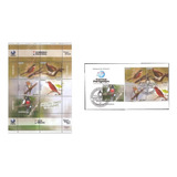  Mcn Paraguai 2018 Aves Pássaros Fdc Bloco Mint