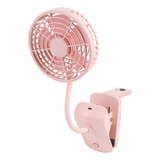  Mesa Recarregável Usb Clip On Fan Mini Desktop Portátil