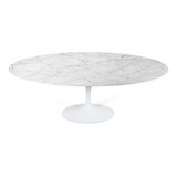 Mesa Saarinen Jantar Oval Carrara 1,98 X 1,22 X 75