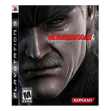  Metal Gear Solid 4 Ps3 Midia Fisica Original Playstation