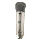 Microfone Behringer B-2 Pro Condensador Cardioide Cor Prateado