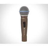 Microfone Com Fio Dinamico Vocal Tsi A68m-sw Aluminium Serie Cor Marrom