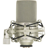 Microfone Condensador Mxl 990 Studio Com Shockmount E Maleta