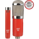 Microfone Condensador Mxl Kit 550/551 Red Com Dois Microfone