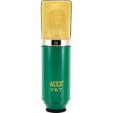Microfone Condensador Mxl V67g Cardioid Studio Banhado Ouro