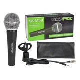 Microfone Dinamico Profissional Skypix Sk-m58 Beta Profissional