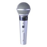 Microfone Le Son Sm 58 P-4 Dinâmico Cardioide Cor Prata