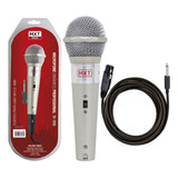 Microfone Para Caixa Som Gradiente Amvox Mondial + Cabo 3m