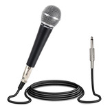 Microfone Profissional Dinâmico M58 Original + Cabo 3 Metros