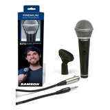 Microfone Samson R21s Premium Com Pipeta Witch E Plugue De Cabo