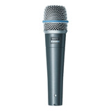 Microfone Shure Supercardioide Para Gravação Beta57a Cor Preto