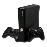 Microsoft Xbox 360 Slim 3.0 500gb Standard Preto 100 Jogos