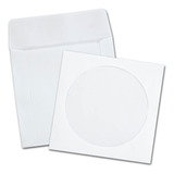 milad-milad 1000 Mil Envelopes Brancos Cd Dvd Com Janela Transparente
