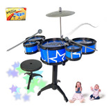 Mini Bateria Banquinho Instrumento