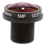 Mini Câmera Lente Olho Peixe 1.8mm 5mp Grande Angular Para