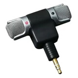 Mini Microfone P2 Gravação Para Notebook Pc Celular Tablete 
