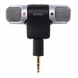 Mini Microfone Stéreo P2 Para Celular Android iPhone Smart Cor Preto